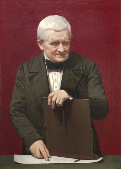 Portrait of C.W. Eckersberg by Johan Vilhelm Gertner